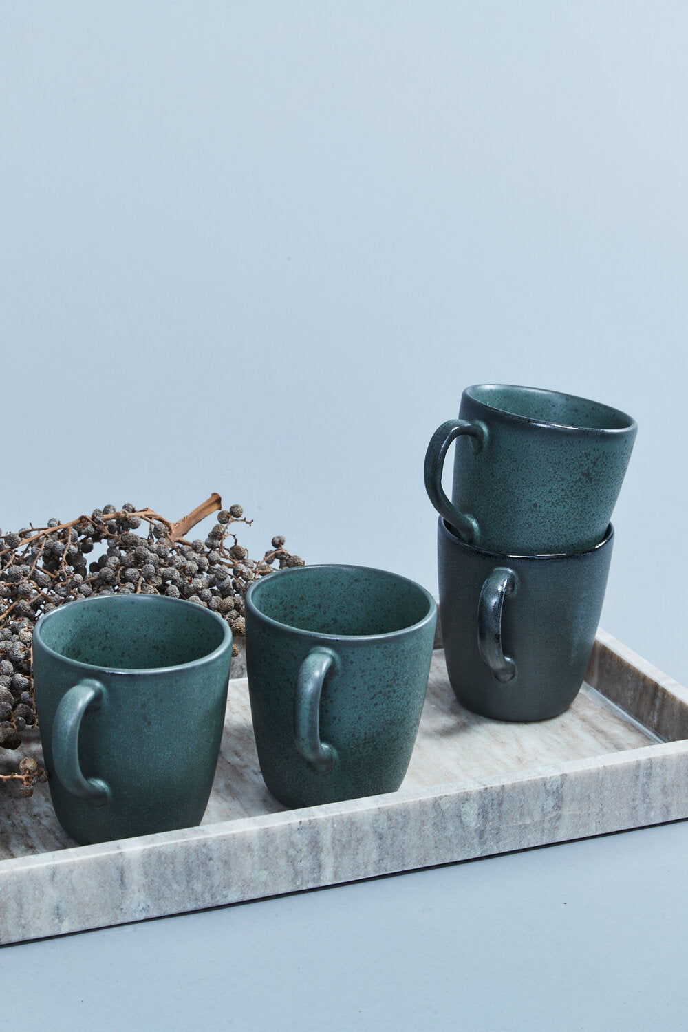 Krus m/hank, Northern green - 35 cl.